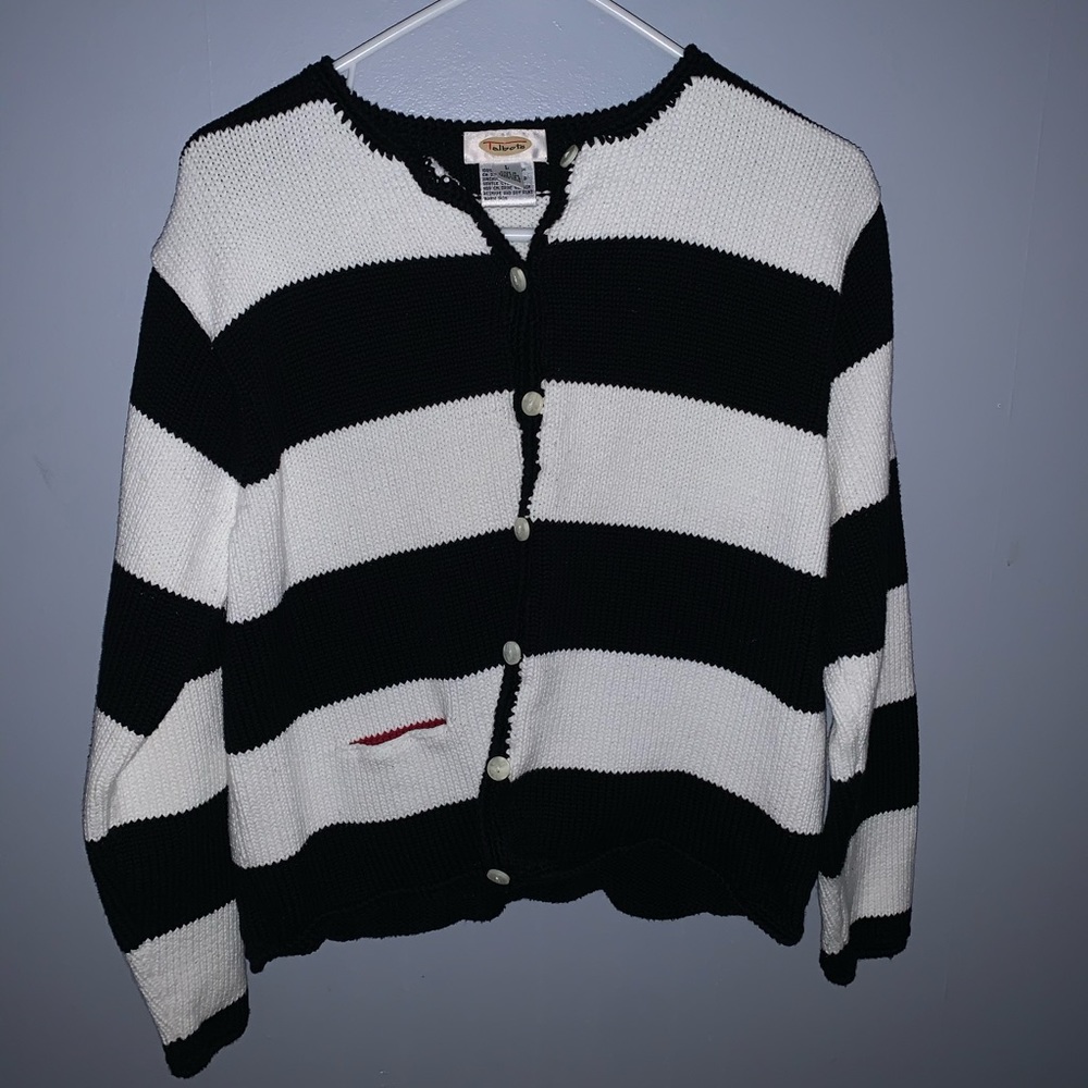 Vintage Talbots knitted cardigan.